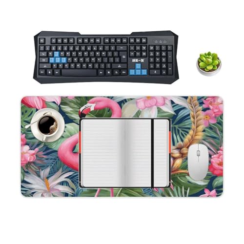 Protector de Escritorio con Diseño Floral Flamingo Grande miniatura 4