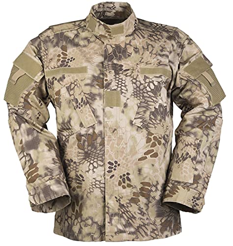 Mil-Tec Us ACU R/S Va Chaqueta, Hombre, Negro, XL