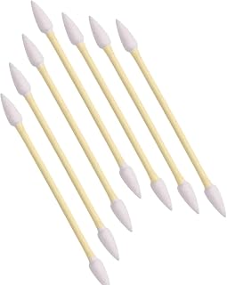 AKOAK 100 Pcs Cotton Swabs, Double Pointed Bamboo Swabs, Cotton Swabs for Makeup with Kapok Swabs, Cotton Swabs for Ears, Daily Cleaning, Painting, Pet Care, Makeup and More Fine Works