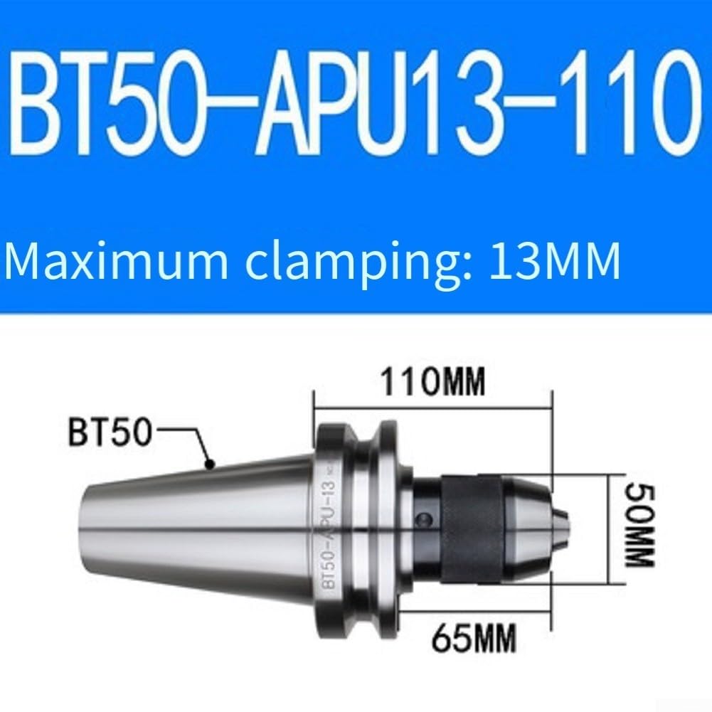 BT50-APU13-110 Mandrino per trapano elettrolitico autoserrante portautensili per mandrini conici BT50 con durezza HRC50 e costruzione