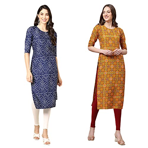 Image of Pinkmint Women's Crepe Regular Kurta