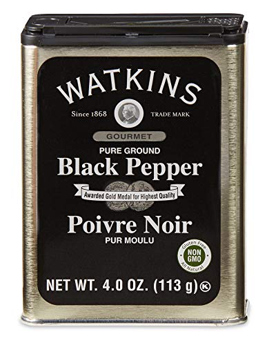 Image of Watkins Organic Pure Ground Black Pepper, 4 oz., 12 Count