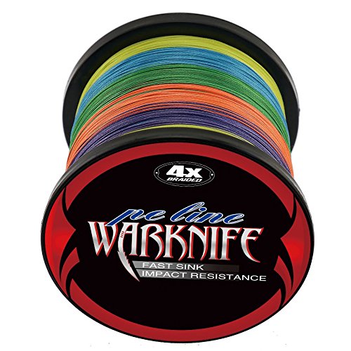 Warknife 4 Stands Super Strong Braided Fishing Line Tensile Strength