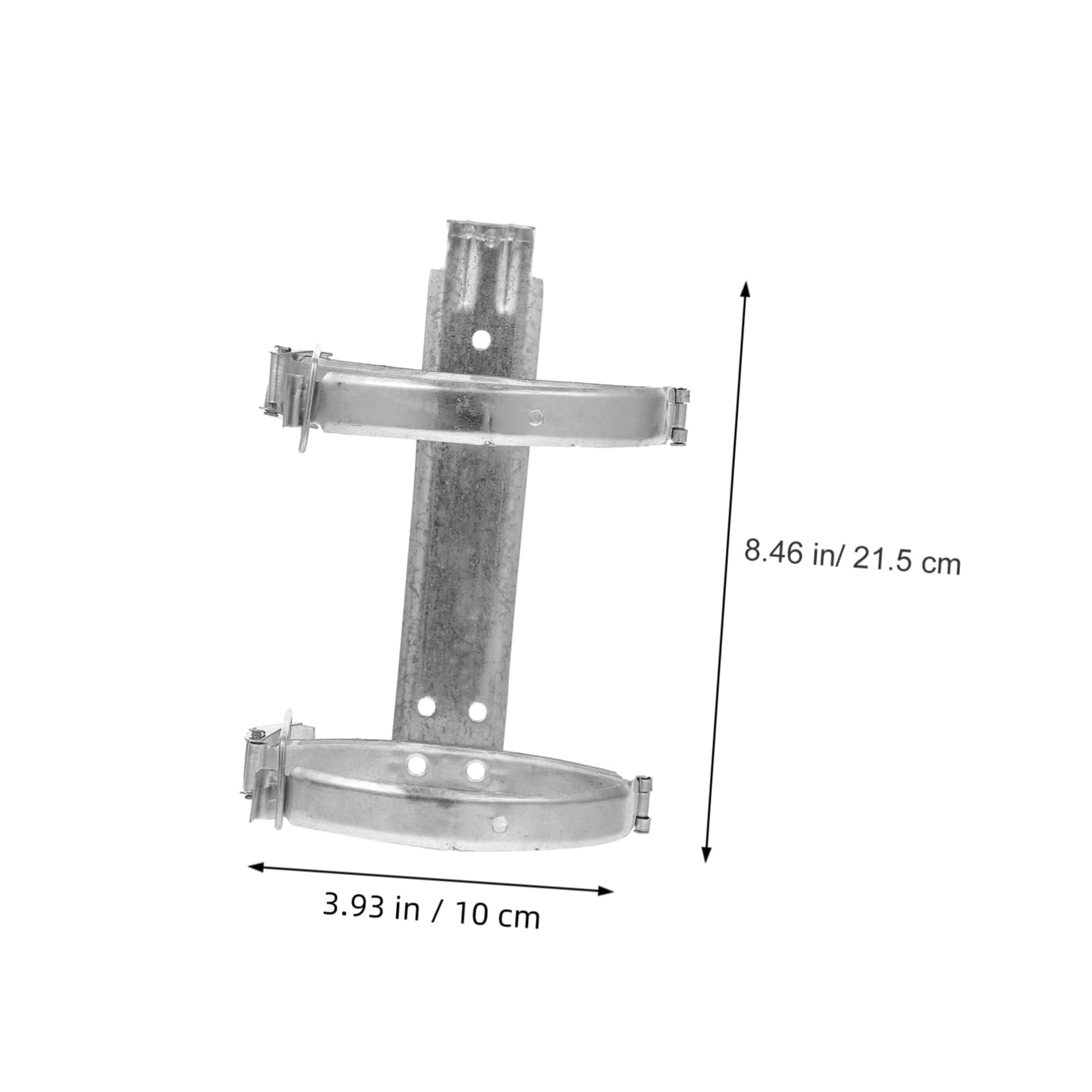Mikikit 4 Piezas Soporte de Montaje de Extintor de Incendios de Hierro Rack de Pared Galvanizado Resistente la Corrosión para Uso Hogar Oficina y Cocina Soporte Práctico y Seguro para