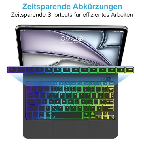 Magic Keyboard for iPad Air 11" M4 2026/M3 2025/M2 2024 Trackpad Tastatur – Ansicht 4