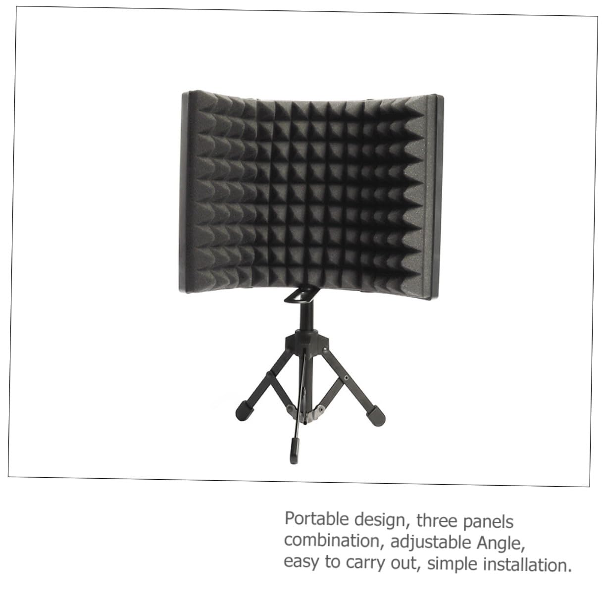 Schallabsorbierender Mikrofon Windschutz mit Rauschunterdrückung und Isolationsschild Absorptionsschaum für Filmaufnahmen und Gesangsaufnahmen