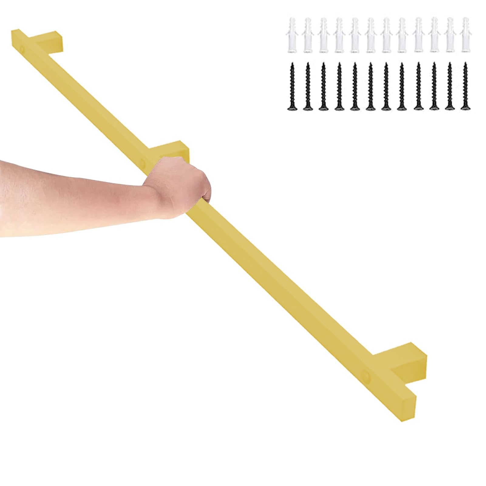 Main courante murale or 390cm : le kit complet chic pour la maison