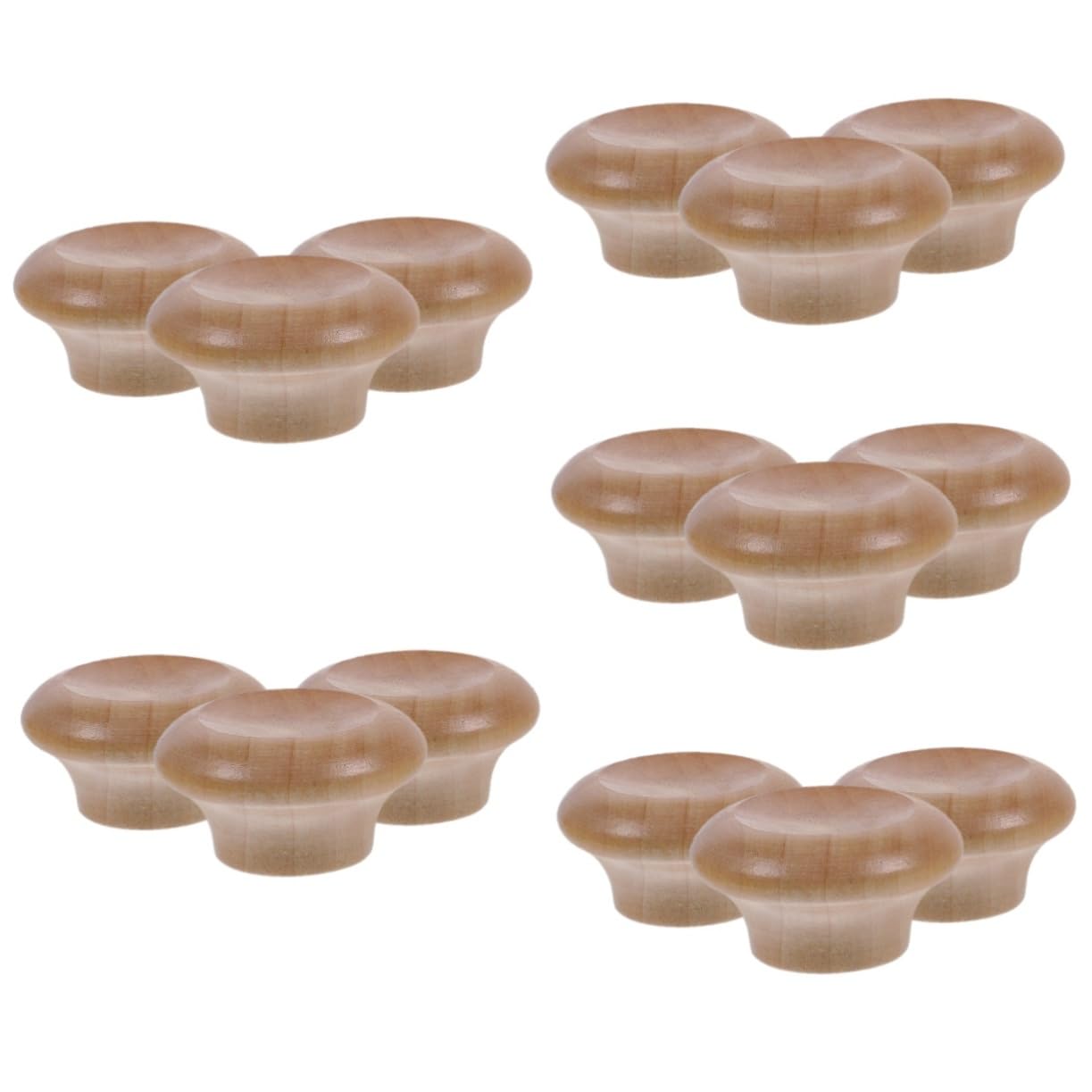 IMIKEYA 15pezzi Maniglie per Coperchi di Pentole di Pomelli Legno Maniglie Sostituibili per Pentole e Padelle Protezione Antiscottatura per Cucina