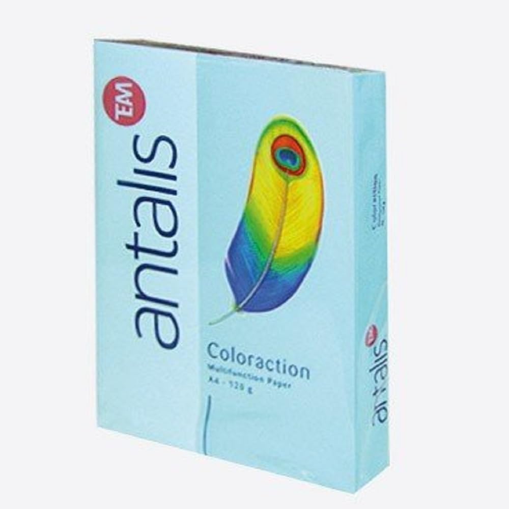 Image Coloraction A4 120gsm Copy Paper 250 Sheets (1 Pack) Pale Icy Blue Iceberg
