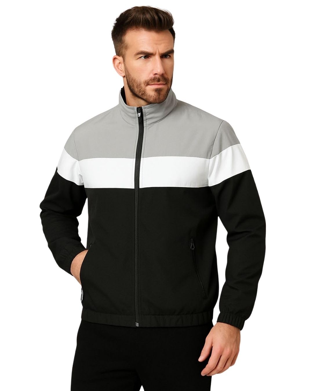Men’s Lightweight Windcheater Zipper Jacket – Gym, Rider Winter Jacket for Men – Thin Wind Sheeter Zip-up Sports Jacket for Man-picture-12