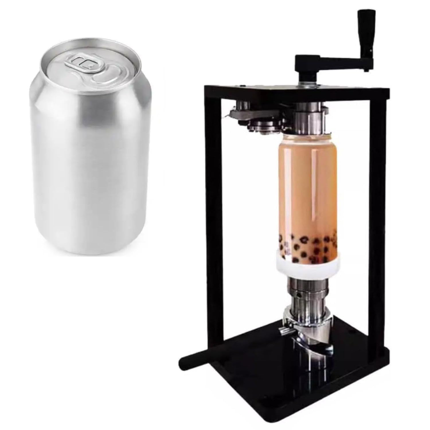 ZenHailure Hand Crank Tin Can Seaming Machine,Manual Rotary Can Sealer