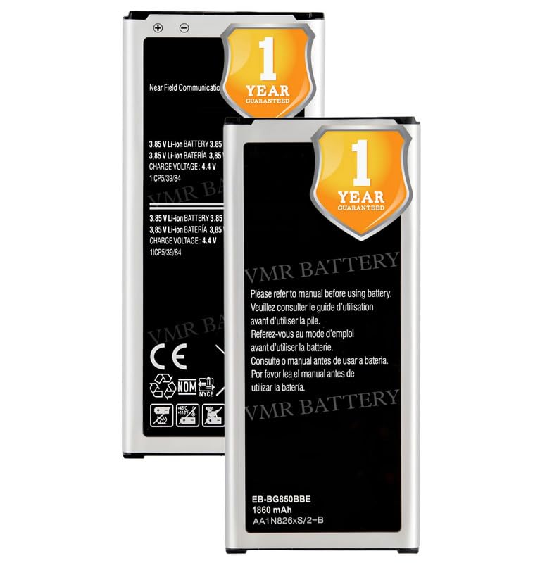 Image of Original EB-BG850BBE Battery Compatible for Samsung Galaxy Alpha (G850, G850A, G850F, G850FQ, G850K, G850L, G850M, G850S, G850T, G850W, G850Y, G8508S) - (1860mAh) - 1 Year Warranty K7