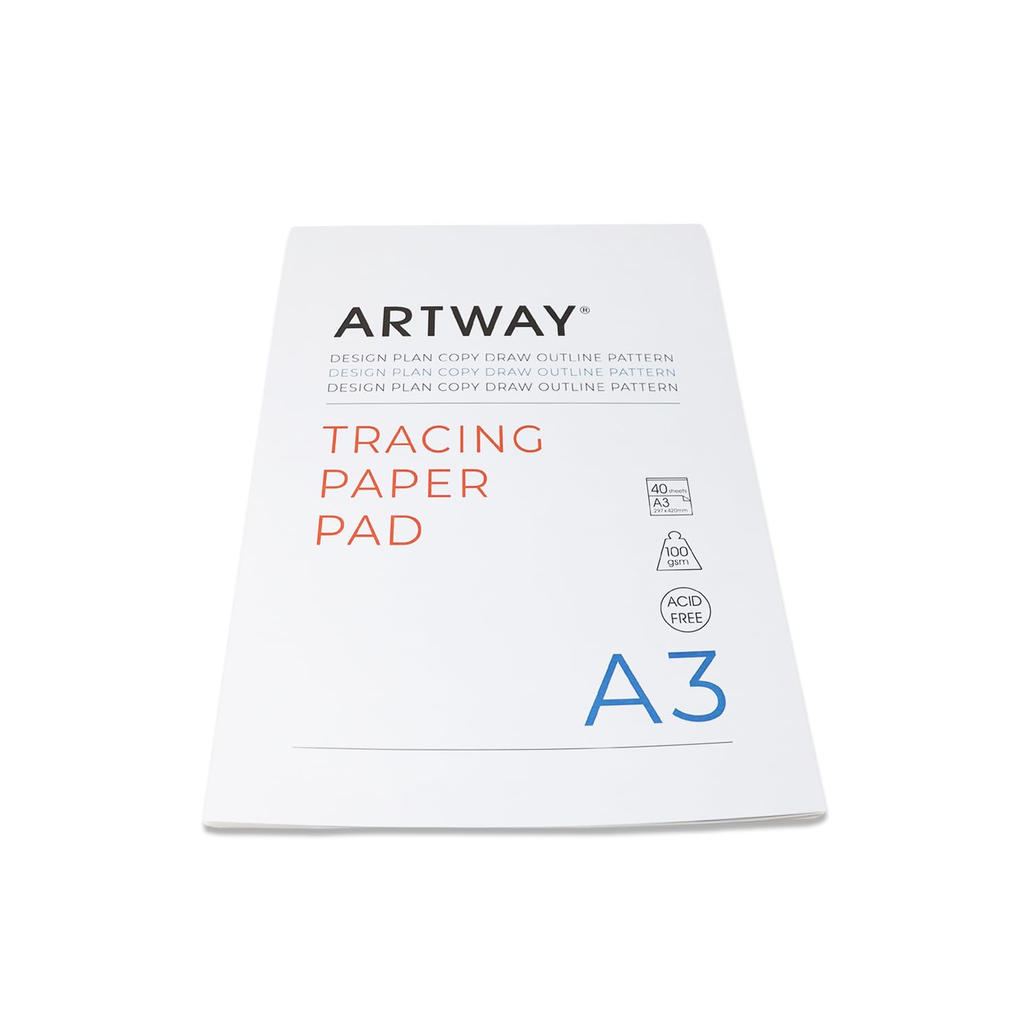 Bloc de calco A3 Artway evita traspasar tinta gracias a su papel de 100g