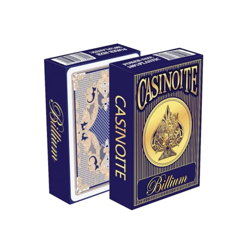 Image of Casinoite Billium Plastic Poker Playing Card (Blue)