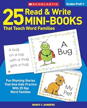 Book cover 25 Read and Write Mini-Books That Teach Word Families