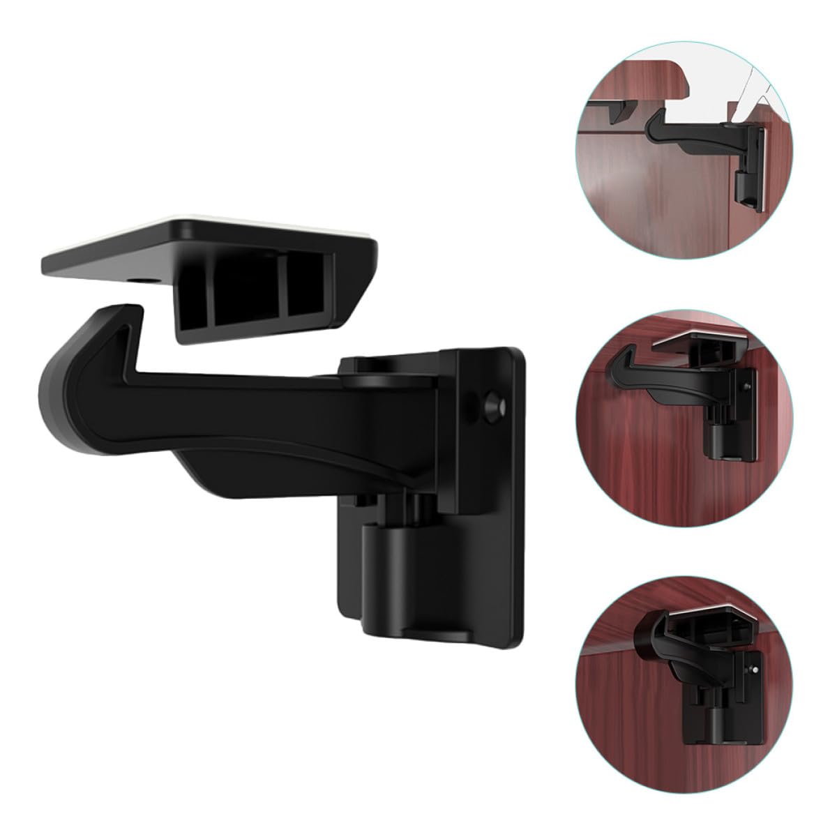 Cerraduras Invisibles Hechas de Abs para Cajones de Seguridad 10 Fáciles de Abrir en Color Negro y Seguras para Adultos para Bebés y Niños Pequeños