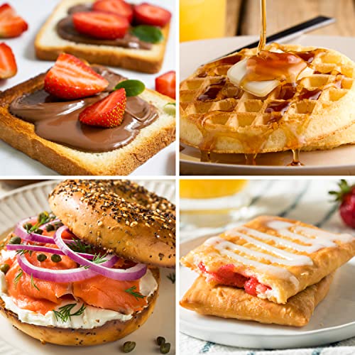 Nostalgia Mymini Single Slice Toaster, Extra Wide Slot, Adjustable Temperature, Removable Crumb Tray, Aqua #TOP6