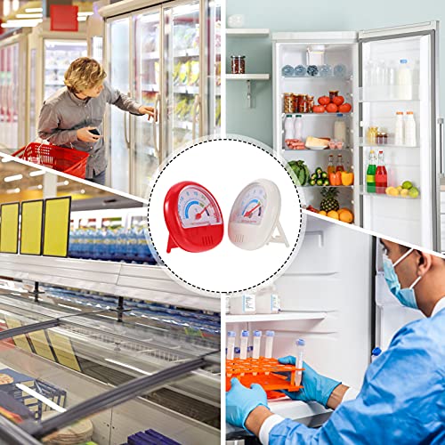 UPKOCH 2Pcs Geladeira Freezer Temperatura Tester Medidor de Temperatura Plástico para Casa Branca Ve