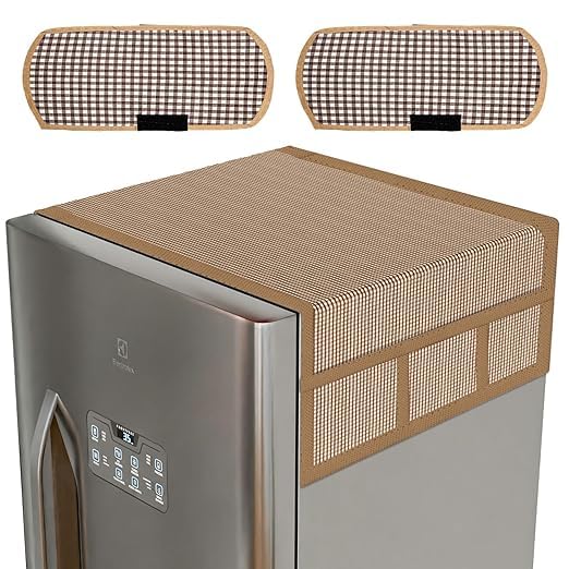 Fridge Top Cover - Waterproof Organizer with Handles -1