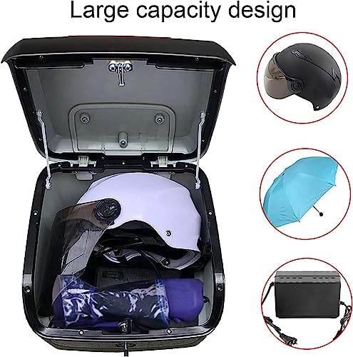 Baúl para Motocicleta para guardar casco y scooter 7