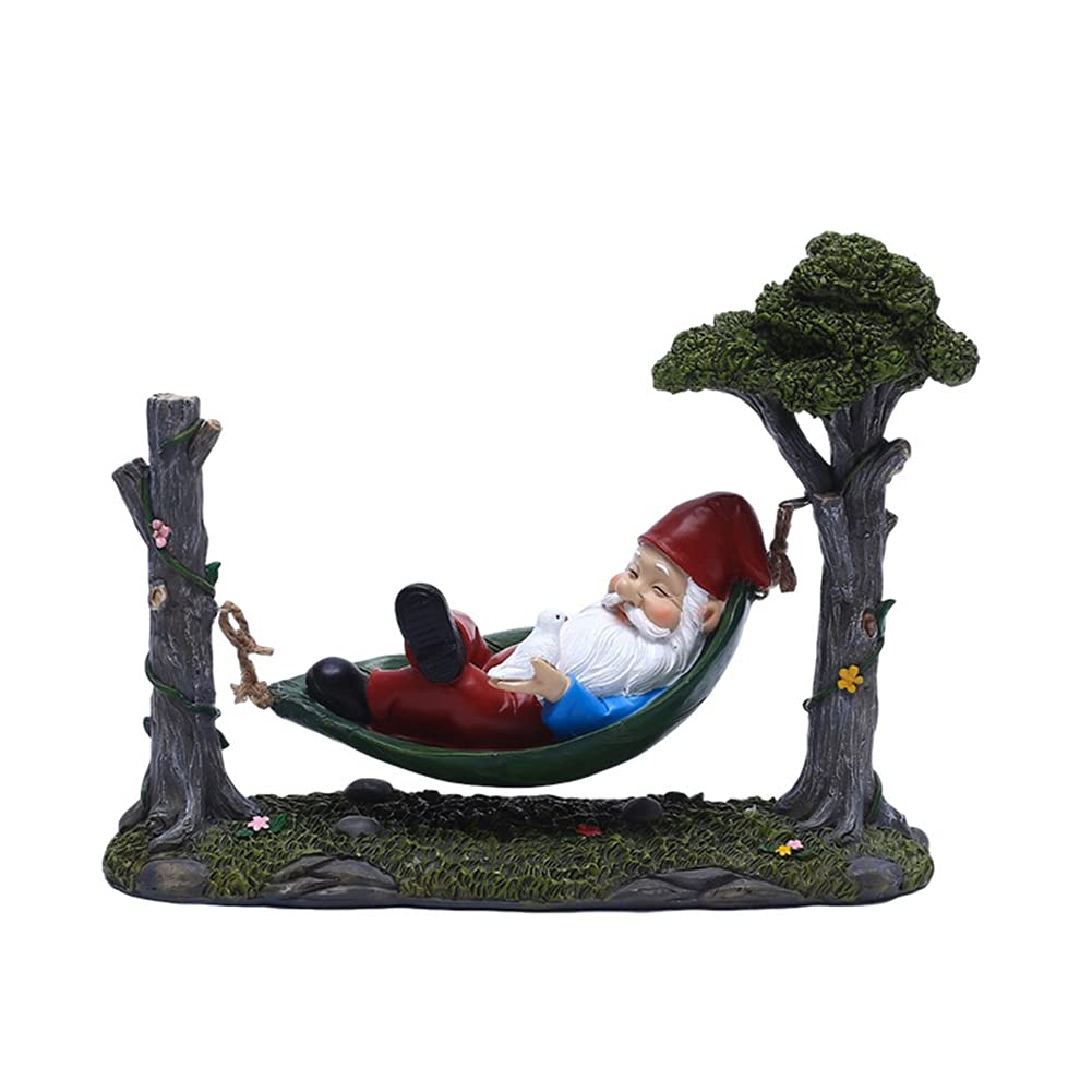Statue d'elfe miniature en résine, le cadeau de jardin parfait