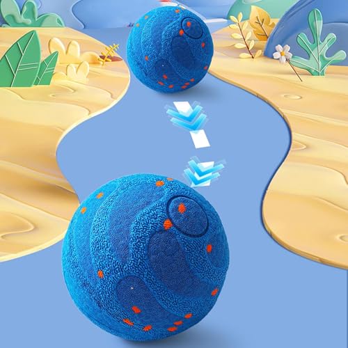 Jouet électrique roulant interactif pour chien boule mobile chat - 7