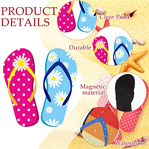 Imanes decorativos flip flop para puerta, pack de 12 miniatura 4