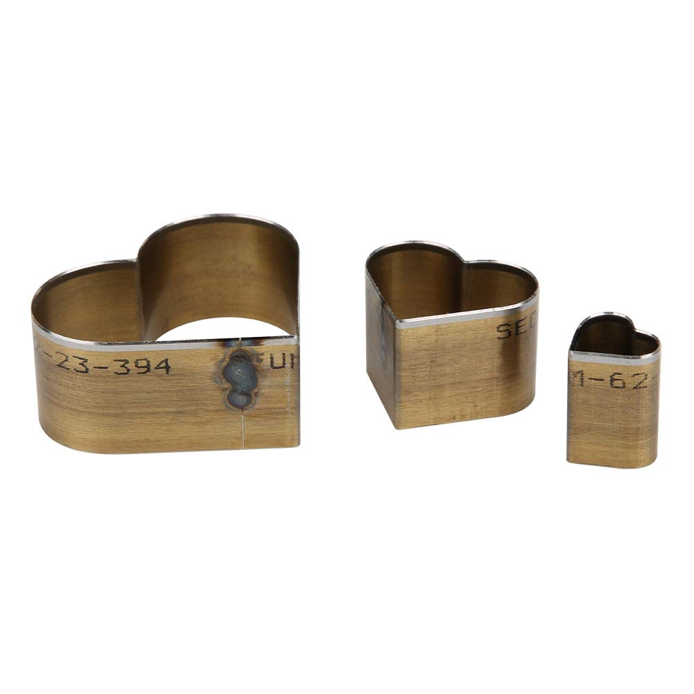 Utensili da taglio in pelle per punzonatura in acciaio per cuoio e artigianato in pelle (a forma di cuore)