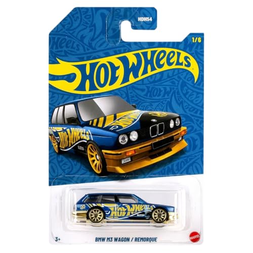 Image of Hot Wheels 58th Anniversary BMW M3 Wagon for 3 Years & Above 1 /6 (Blue /Gold)