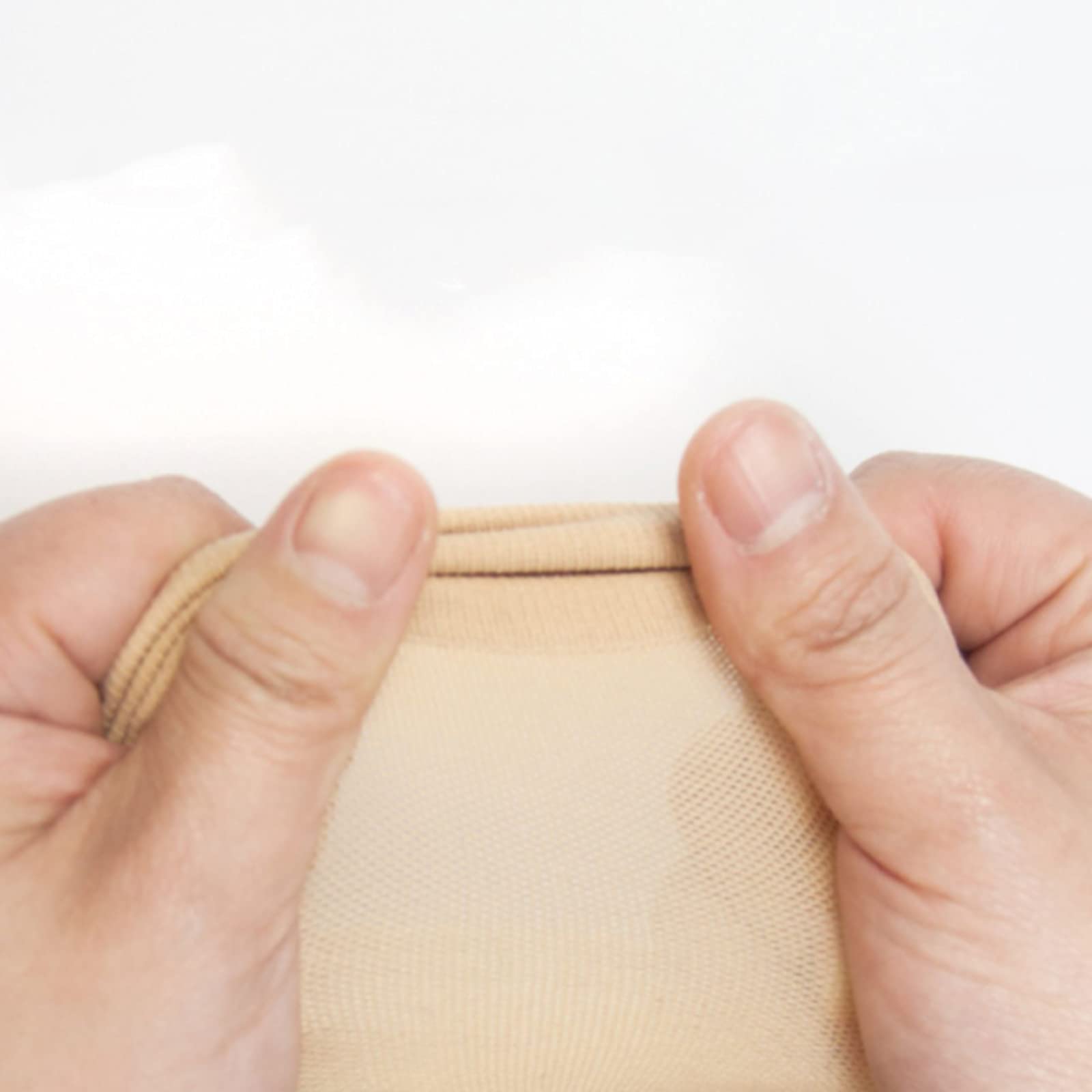Calcetines de compresión de venas varicosas que protegen la circulación de la pantorrilla 15-20, alta elasticidad, ligeros y cómodos para la salud, enfermería, unisex, adultos, carne, XL