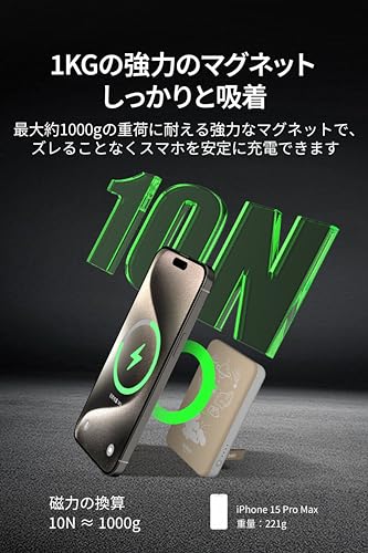 Belkin Belkin MagSafe対応 ワイヤレス モバイルバッテリー BPD004qcAD-DY の商品画像 7