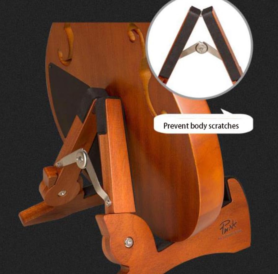 Luminexia Stand Chitarra,Supporto per Chitarra,Porta Chitarra da Terra,Supporto per Chitarra per Chitarra Acustica e Chitarra elettrica,Supporto per Chitarra Classica e Occidentale,Solid Wood