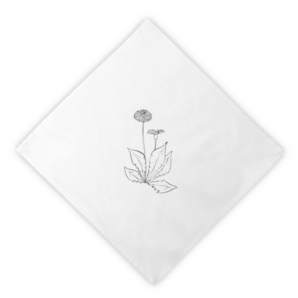 Serviettes en tissu pissenlit réutilisables pour supprimer le papier jetable