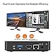 immagine 1Upgraded Z83-F Mini PC 4K/4GB/64GB,Intel Atom X5-Z8350 con Windows 10 pre-installato, porta HDMI e VGA,1000Mbps LAN,2.4/5.8G WiFi, Auto Power on, con staffa di montaggio portatile