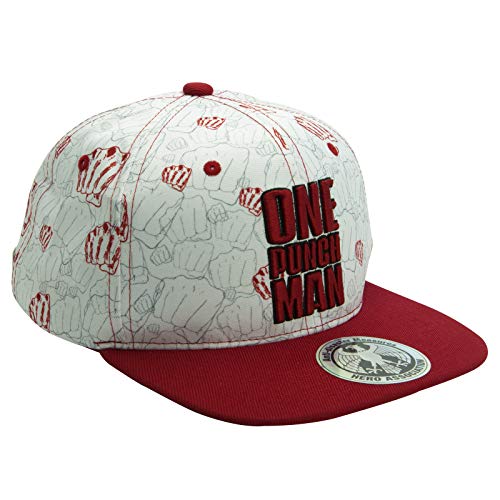 ABYSTYLE - One Punch Man - Gorra - Beige & Rojo - Punches