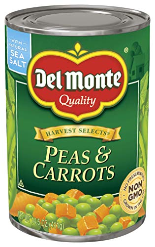(Pack of 12) Del Monte Canned Peas & Carrots Harvest Selects 12x14.5oz. Canned