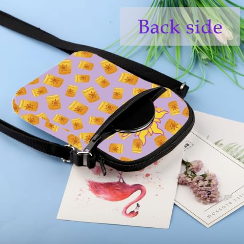 XYANFA Long Hair Movie Crossbody Bag Themed Gift Cartoon Movie Lover Gift Sun Shoulder Bag4