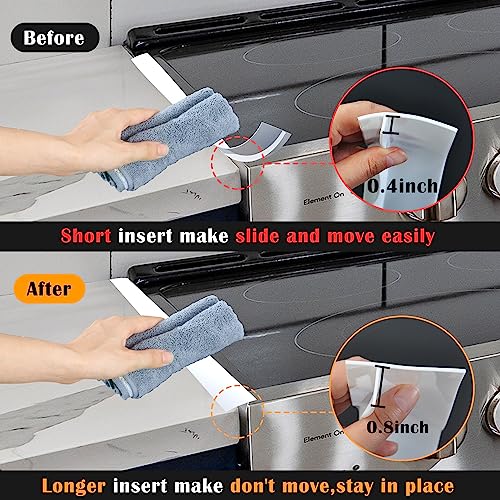 Silicone Stove Counter Gap Cover Kitchen Counter Gap