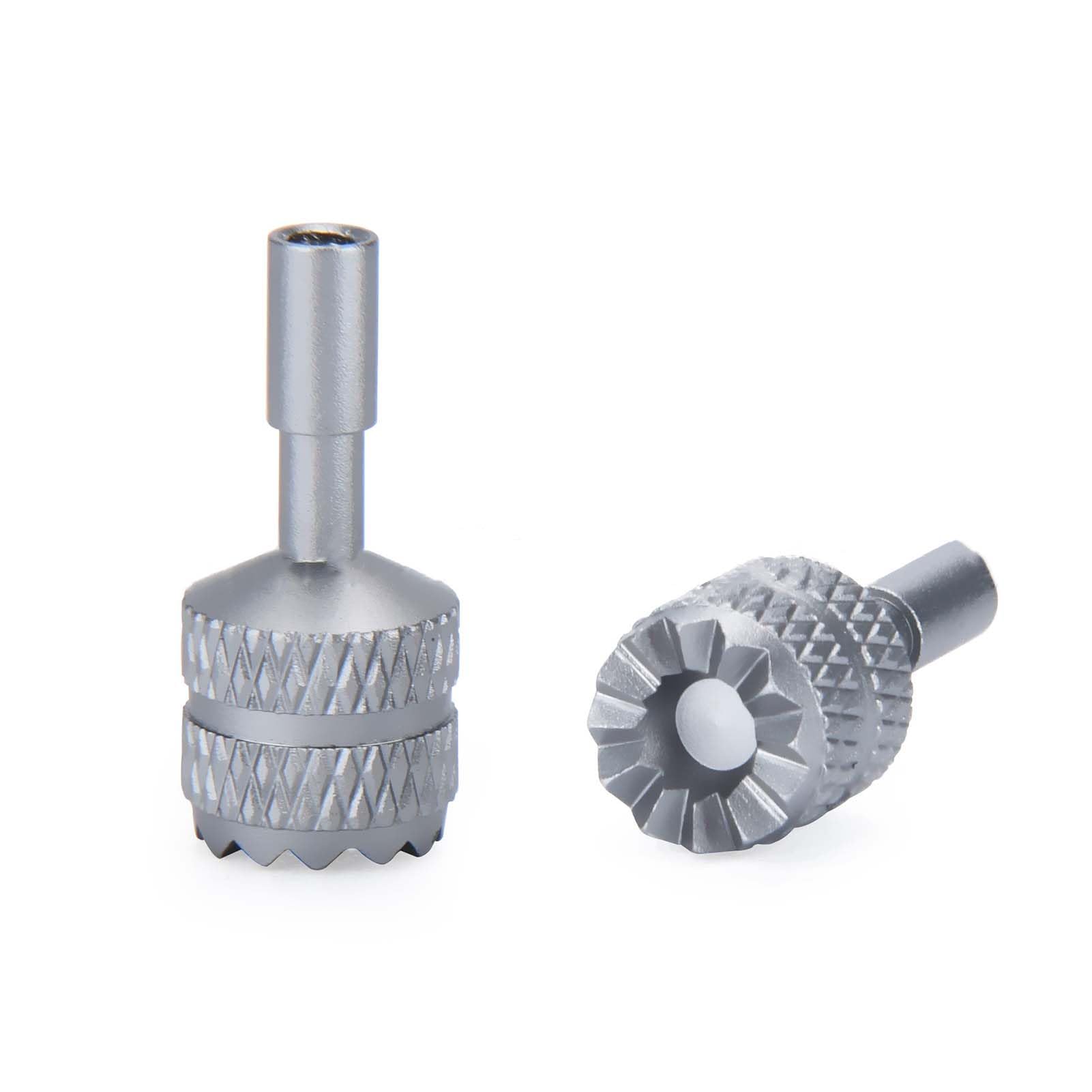 2 Pairs Controller Stick Replacement for DJI RC/RC 2?Remote Controller Aluminium Thumb Sticks for DJI Mini 3 Pro/Mini 4 Pro/Air 3 Flip Fly More Combo Drone Accessories(Silver Grey)