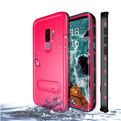Samsung Galaxy S9 Plus Waterproof Case, Full-Body Rugged Holster Case with Built-in Screen Protector and Kickstand for Galaxy S9+ Plus (2018 Release)