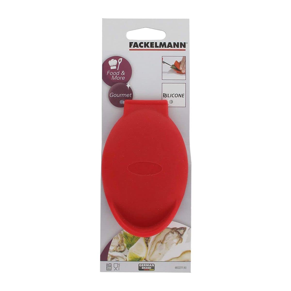 Afferra ostriche in silicone, (colore: rosso) 11,5x8x4,5cm