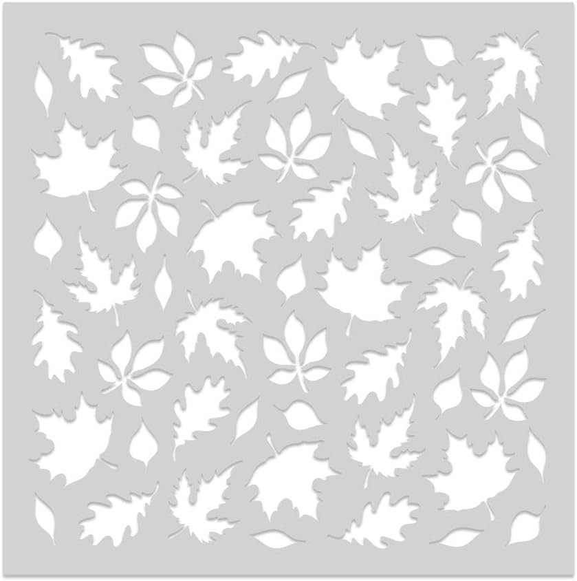 Hero Arts SA175 Stencils, Fall Leaves Stencil