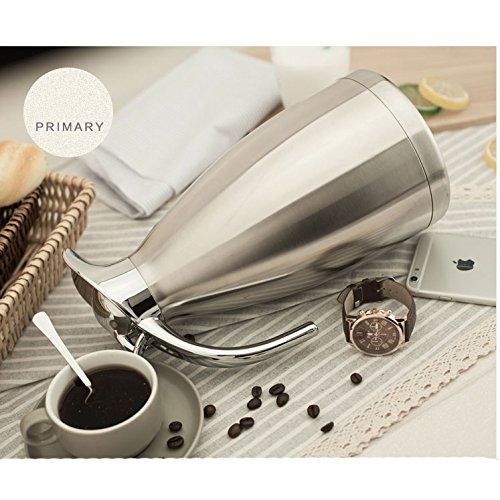 GOLDBEARUK Verseuse Acier Inoxydable 1.5L - Carafe Thermique Café Thé Jus Lait