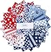 Freedom Garden Riley Blake 5-inch Stacker, 42 Precut Fabric Quilt Squares by My Mind's Eye