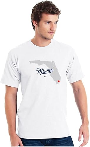 Miniatura 2 de GreatCitees Miami Florida - Camiseta MAP