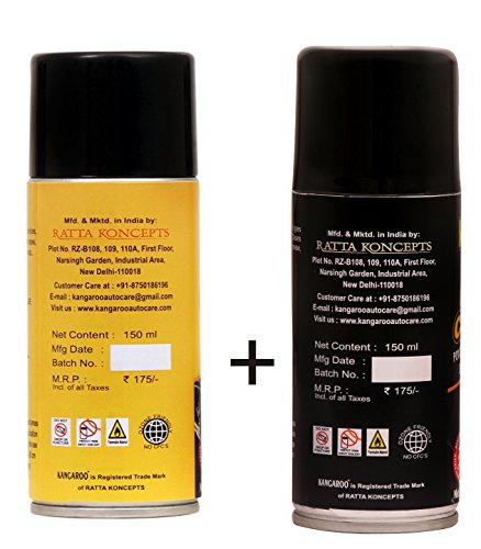 Kangaroo Bike Chain Lubricant Spray and Chain Cleaner (150 ml Each