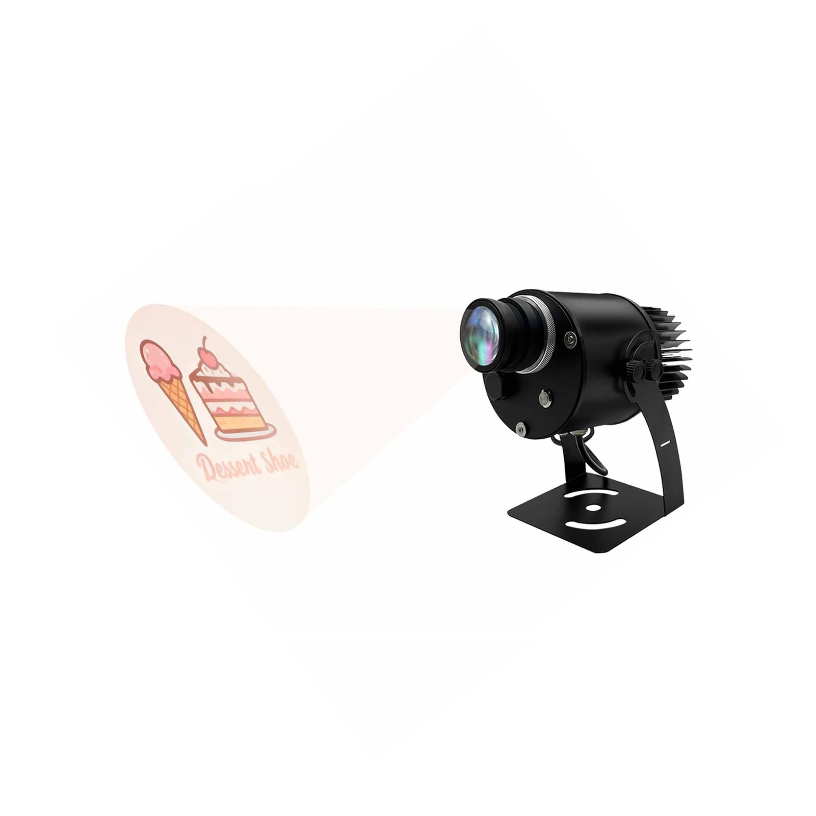 Proiettore Gobo LED Personalizzato Per Matrimoni Portatile Con Motivo Rotante Per Decorazioni Serali Romantiche Ed Effetti Scenici(Single color,35 Watts)