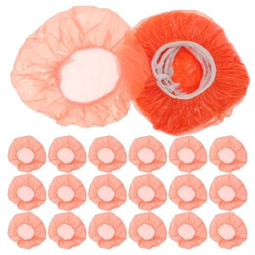 FENICAL 50 Fundas Protectoras Reutilizables para Alarma contra Incendios Naranja 1,5 Mm X 10 Cm Cubiertas Antipolvo para Detectores Electrónicas de Humo en Hogar y Oficina