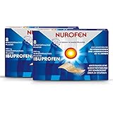 Doppelpack NUROFEN 24-Stunden Schmerzpflaster bei Gelenk- und Muskelschmerzlinderung Ibuprofen 200 mg medizinisches Pflaster 2x8 Pflaster
