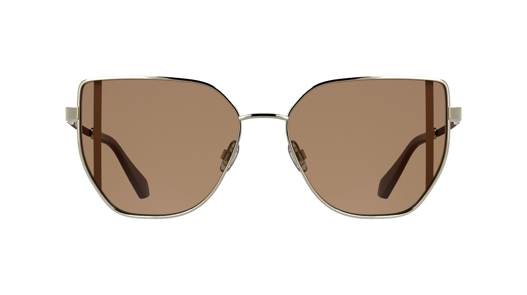 Calvin Klein Jeans Women's Sunglasses CKJ25209S - Light Gold with Solid Orange Lens
